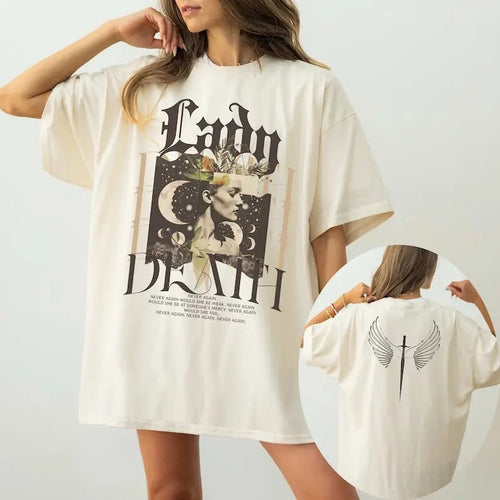2 slides,  Nesta Shirt, ACOTAR T-Shirt, Nesta Archeron, Velaris Shirt, Sarah J Maas Merch, Valkyrie Shirt, Lady Death,...