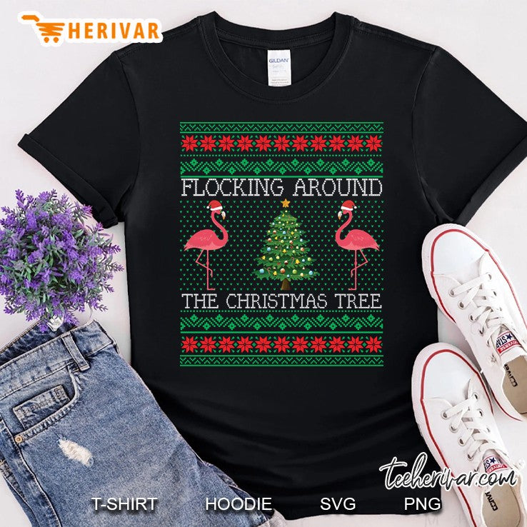 Funny Christmas Flamingo Ugly Christmas Sweater