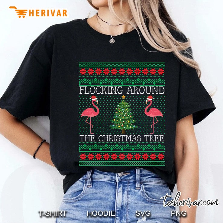 Funny Christmas Flamingo Ugly Christmas Sweater