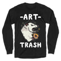 Art Trash Possum Longsleeve Tee Hoodie, Sweatshirt | PureTeeCo.com (Image 1)