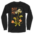Bite Me Venus Flytrap Longsleeve Tee Hoodie, Sweatshirt | PureTeeCo.com (Image 1)