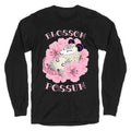 Blossom Possum Longsleeve Tee Hoodie, Sweatshirt | PureTeeCo.com (Image 1)