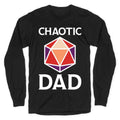 Chaotic Dad Longsleeve Tee Hoodie, Sweatshirt | PureTeeCo.com (Image 1)