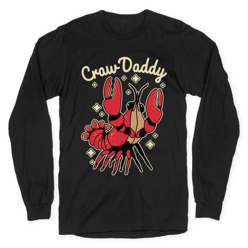 Craw Daddy Longsleeve Tee Hoodie, Sweatshirt | PureTeeCo.com (Image 1)