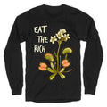 Eat The Rich Venus Fly Trap Longsleeve Tee Hoodie, Sweatshirt | PureTeeCo.com (Image 1)