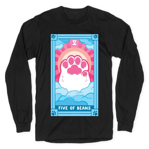 Five of Beans Longsleeve Tee Style001 Hoodie, Sweatshirt | PureTeeCo.com (Image 1)