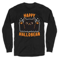 Happy Hallobean Longsleeve Tee Hoodie, Sweatshirt | PureTeeCo.com (Image 1)