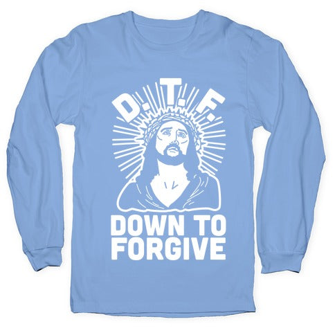 D.T.F. Jesus Longsleeve Tee Hoodie, Sweatshirt | PureTeeCo.com (Image 2)