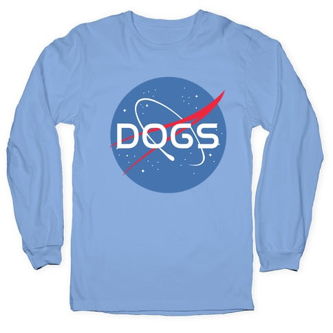 Dogs Nasa Parody Longsleeve Tee Hoodie, Sweatshirt | PureTeeCo.com (Image 2)