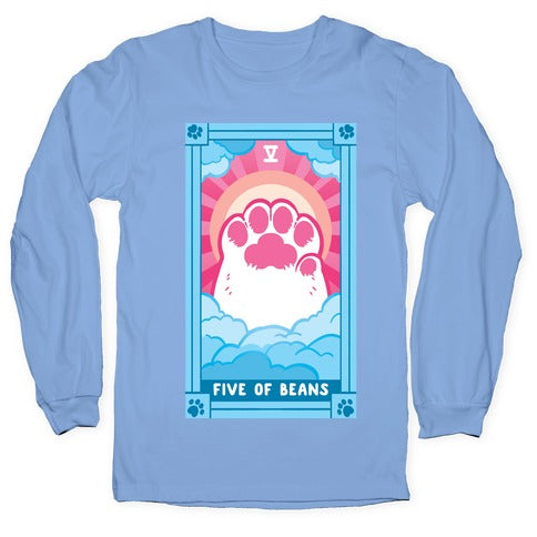 Five of Beans Longsleeve Tee Style001 Hoodie, Sweatshirt | PureTeeCo.com (Image 2)