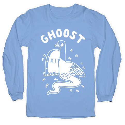Ghoost Longsleeve Tee Hoodie, Sweatshirt | PureTeeCo.com (Image 2)