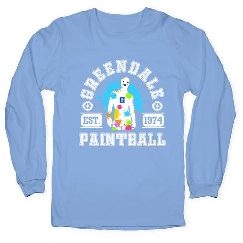 Greendale Community College Paintball Longsleeve Tee Style001 Hoodie, Sweatshirt | PureTeeCo.com (Image 2)