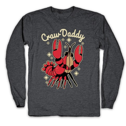 Craw Daddy Longsleeve Tee Hoodie, Sweatshirt | PureTeeCo.com (Image 3)