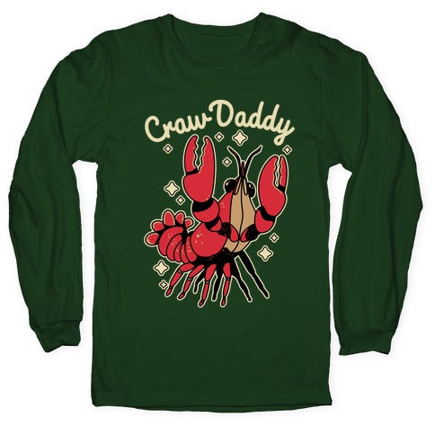 Craw Daddy Longsleeve Tee Hoodie, Sweatshirt | PureTeeCo.com (Image 4)