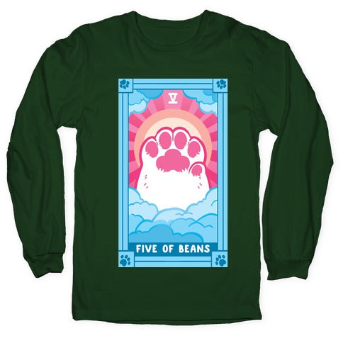 Five of Beans Longsleeve Tee Style001 Hoodie, Sweatshirt | PureTeeCo.com (Image 4)