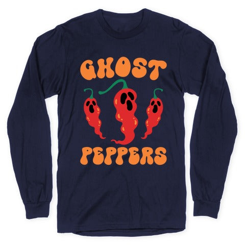 Ghost Peppers Longsleeve Tee Hoodie, Sweatshirt | PureTeeCo.com (Image 5)