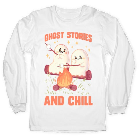 Ghost Stories And Chill Longsleeve Tee Style001 Hoodie, Sweatshirt | PureTeeCo.com