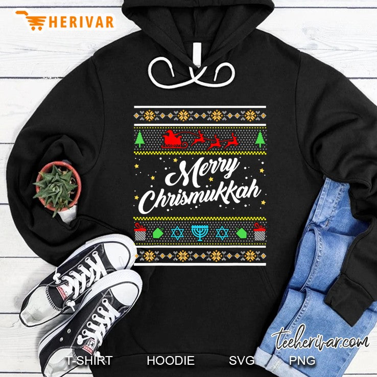 Merry Chrismukkah Ugly Christmas Sweater Funny Hanukkah