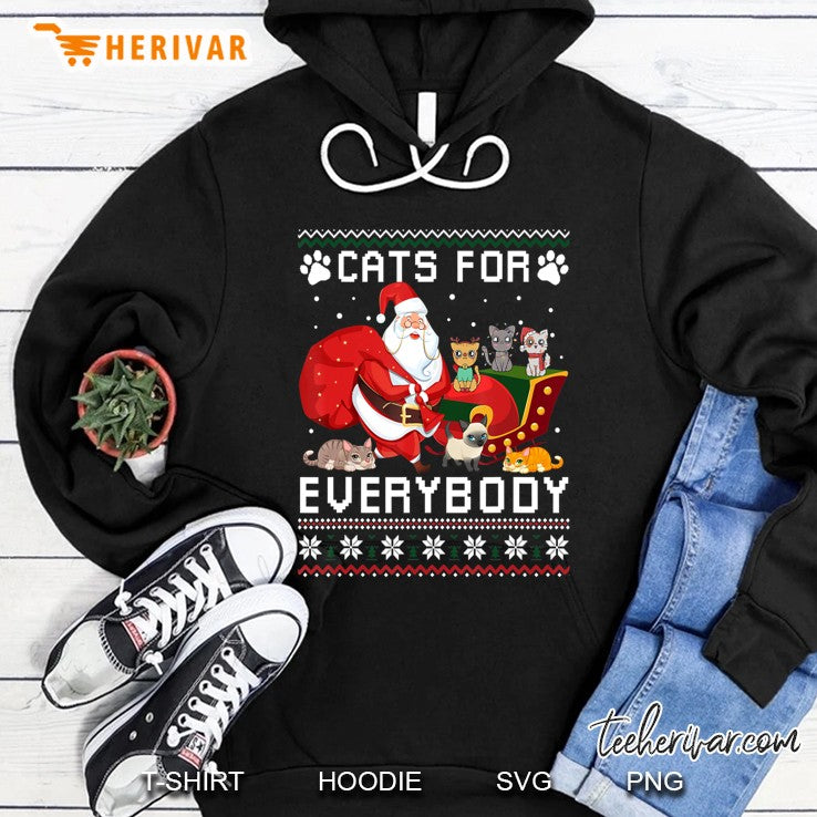 Cats For Everybody Christmas Cute Cat Lover Ugly Sweater