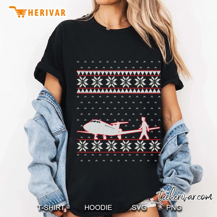 Aviation Pilots Ugly Christmas Sweater; Flight Operator