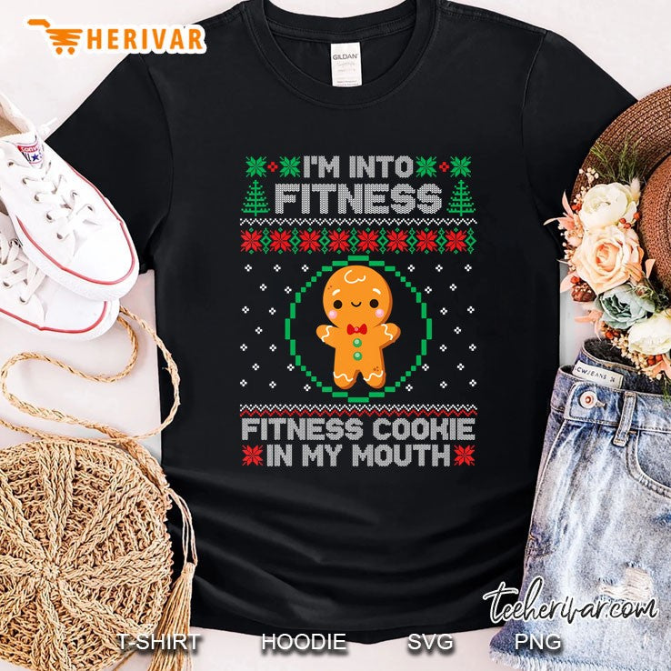 I’m Into Fitness Cookie Gingerbread Ugly Sweater Christmas