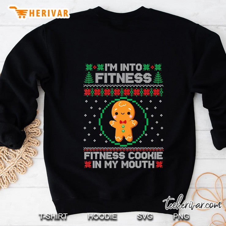 I’m Into Fitness Cookie Gingerbread Ugly Sweater Christmas