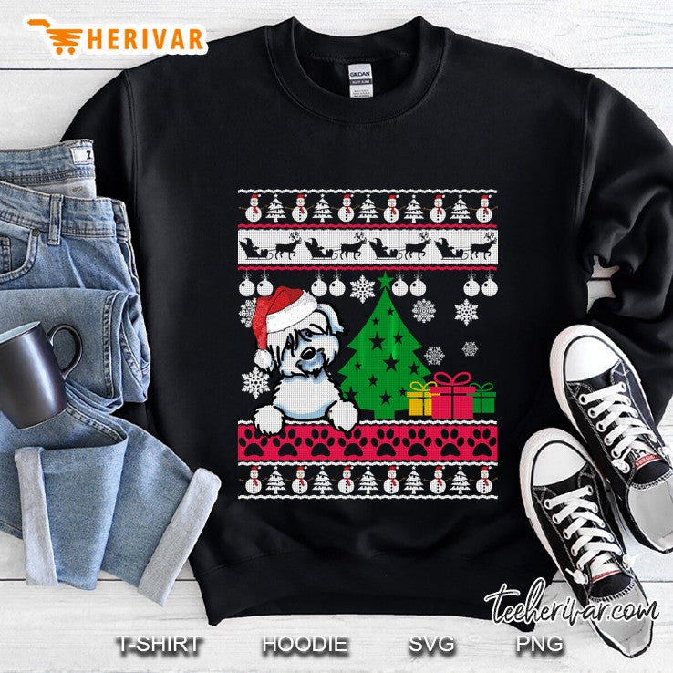 Coton De Tulear Ugly Christmas Sweater Xmas Dog Gif