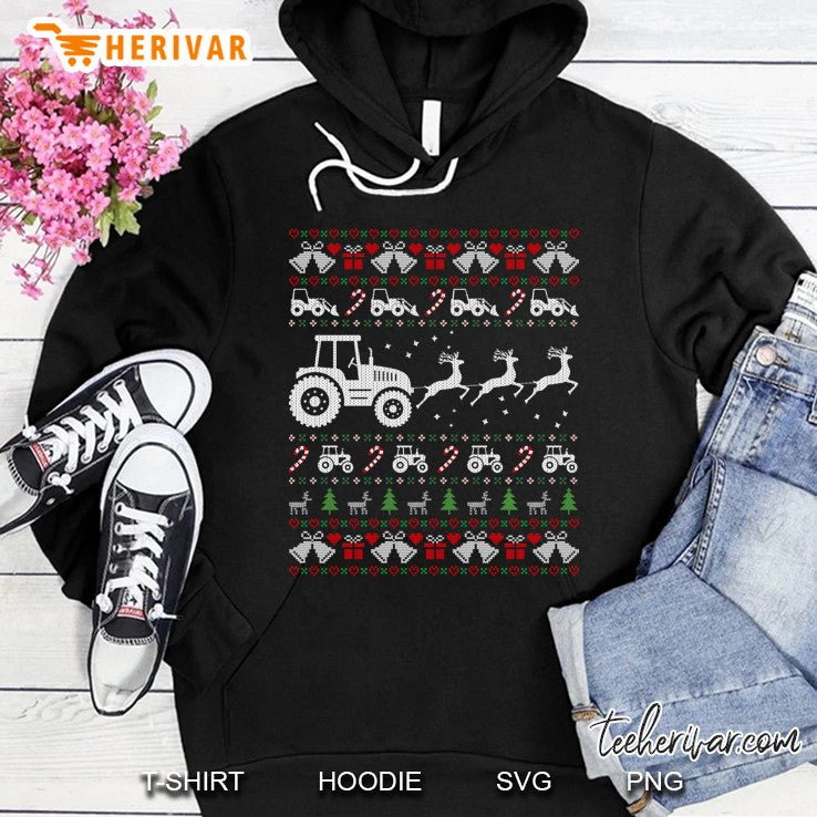 Tractor Ugly Christmas Sweater Xmas Funny Farmer