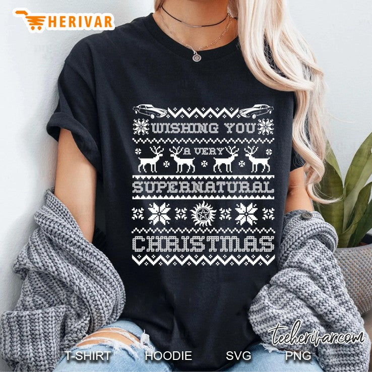 Supernatural Holiday Ugly Sweater