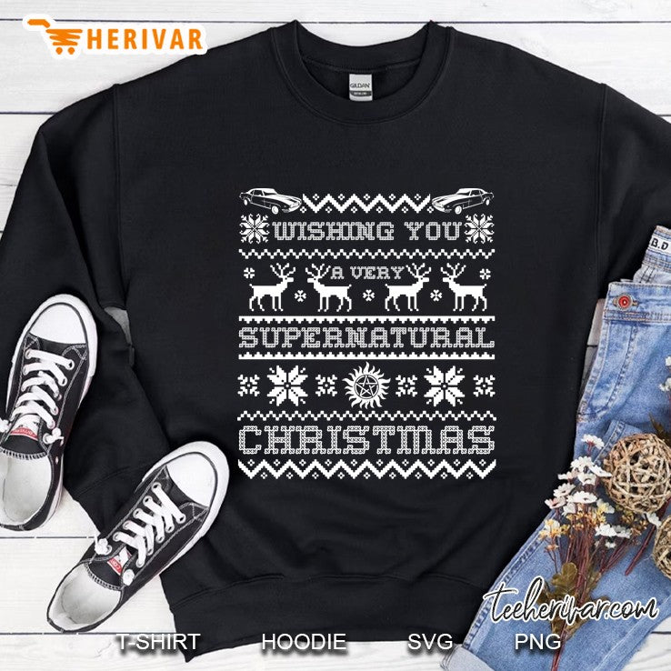 Supernatural Holiday Ugly Sweater