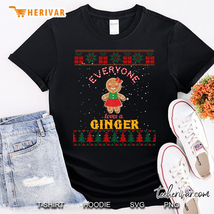 Everyone Loves A Ginger Christmas Ugly Christmas Sweater