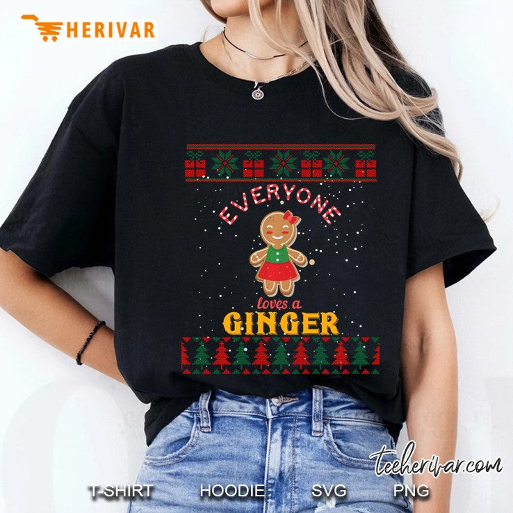 Everyone Loves A Ginger Christmas Ugly Christmas Sweater