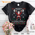Merry Gainzmas Ugly Christmas Sweater Gym Santa