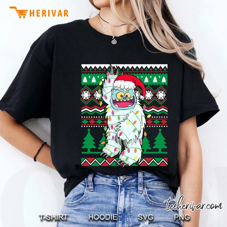 Yeti Bigfoot Abominable Snowman Santa Ugly Christmas Sweater