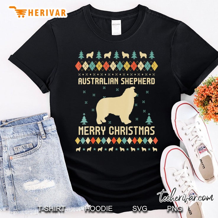 Australian Shepherd , Ugly Christmas Sweater