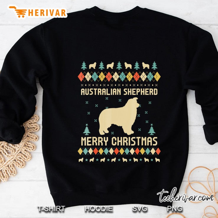 Australian Shepherd , Ugly Christmas Sweater