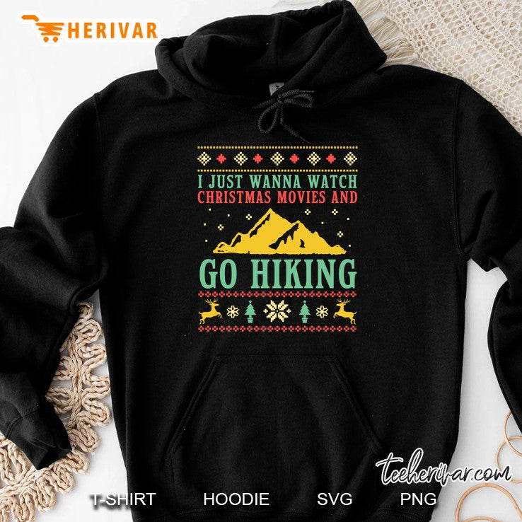 Funny Ugly Christmas Sweater Camper Hiker Go Hiking