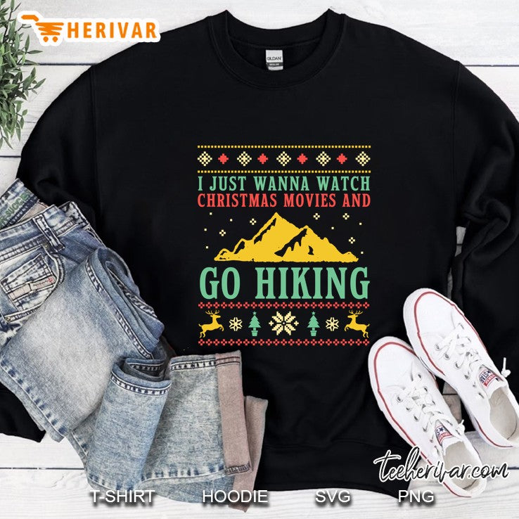 Funny Ugly Christmas Sweater Camper Hiker Go Hiking