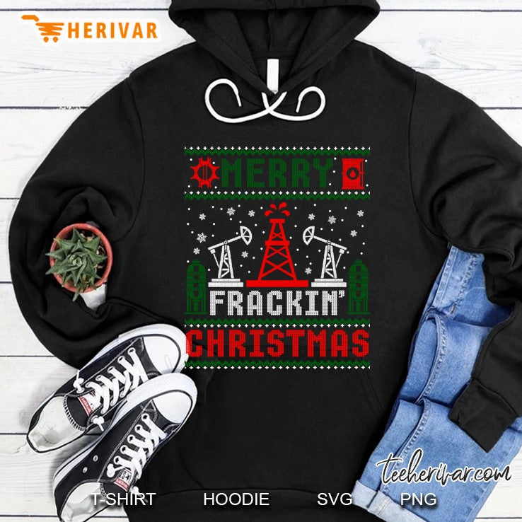 Oilfield Merry Fracking Christmas Ugly Sweater