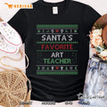 Santa’s Favorite Art Teacher Ugly Sweater Christmas