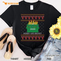 Merry And Bright 2020 Dumpster Fire Ugly Christmas Sweater