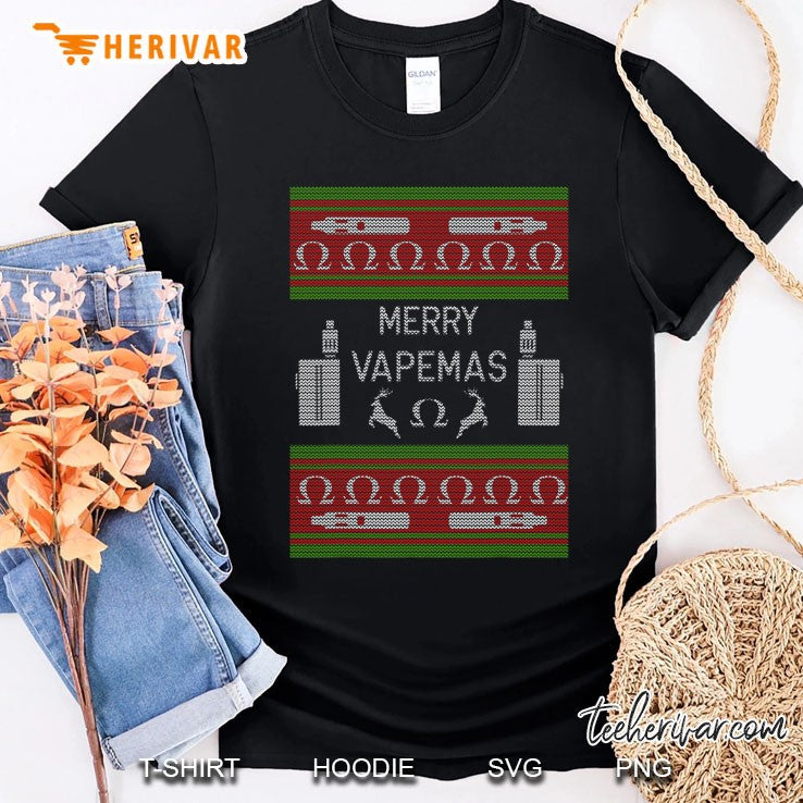 Merry Vapemas – Vaping Ugly Christmas Sweater – Vape