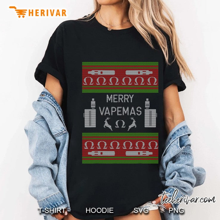 Merry Vapemas – Vaping Ugly Christmas Sweater – Vape