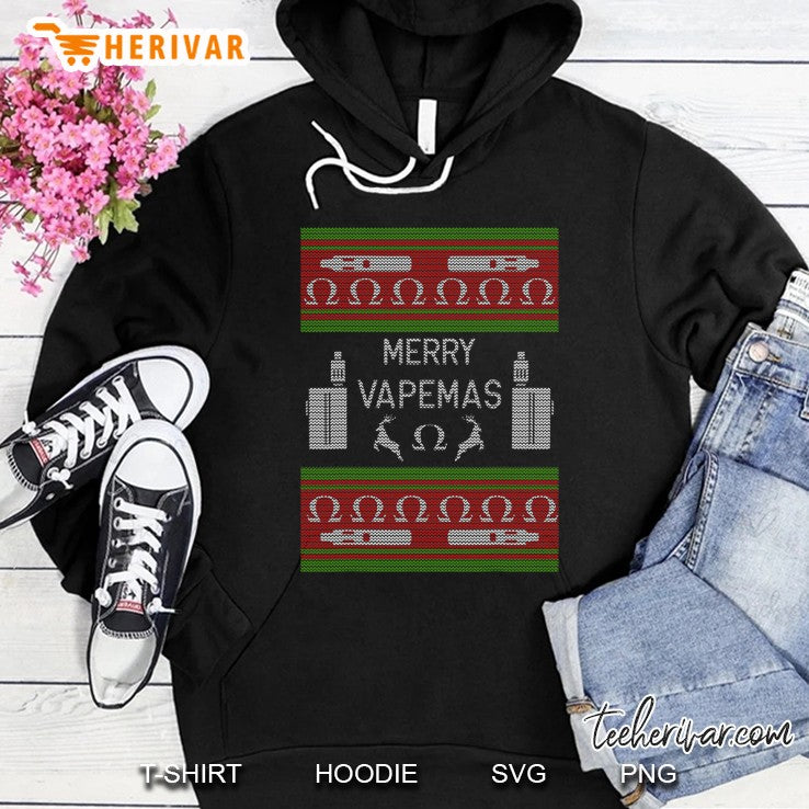 Merry Vapemas – Vaping Ugly Christmas Sweater – Vape