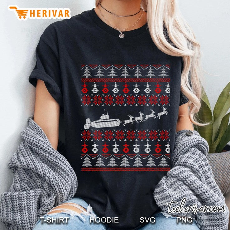 Submarine Service Submariner Christmas Ugly Sweater