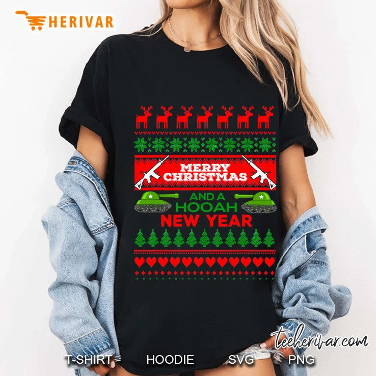 Military Ugly Christmas Sweater Army