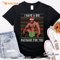 Barry Sitting On A Bed Big Package Ugly Christmas Sweater