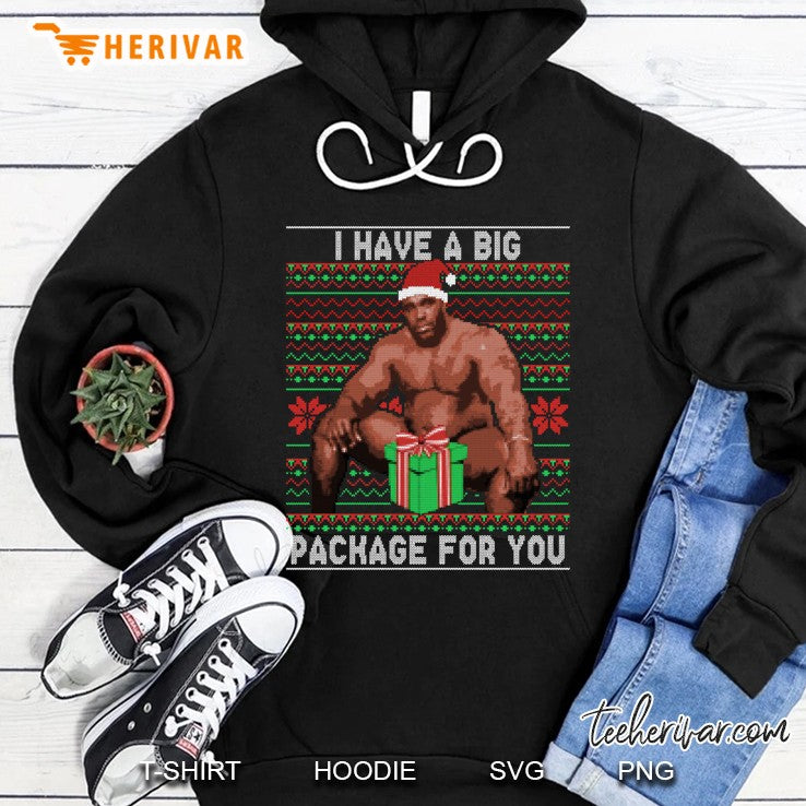 Barry Sitting On A Bed Big Package Ugly Christmas Sweater