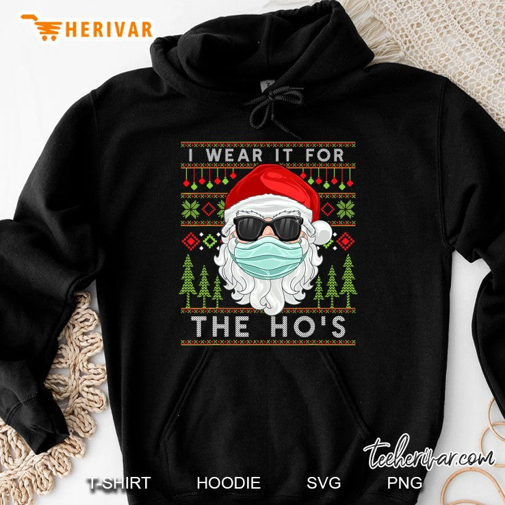 Santa Face Mask 2020 Ugly Christmas Sweater Family Pajamas