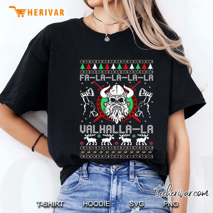 Falalala Valhalla La Ugly Christmas Sweaters